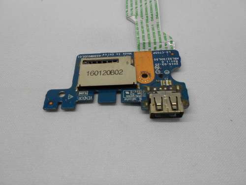 HP 15 15-ac010nu USB Port And Card Reader Board AHL50 NBX0001U000